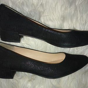 SACHA LONDON Candice Suede Block Heels